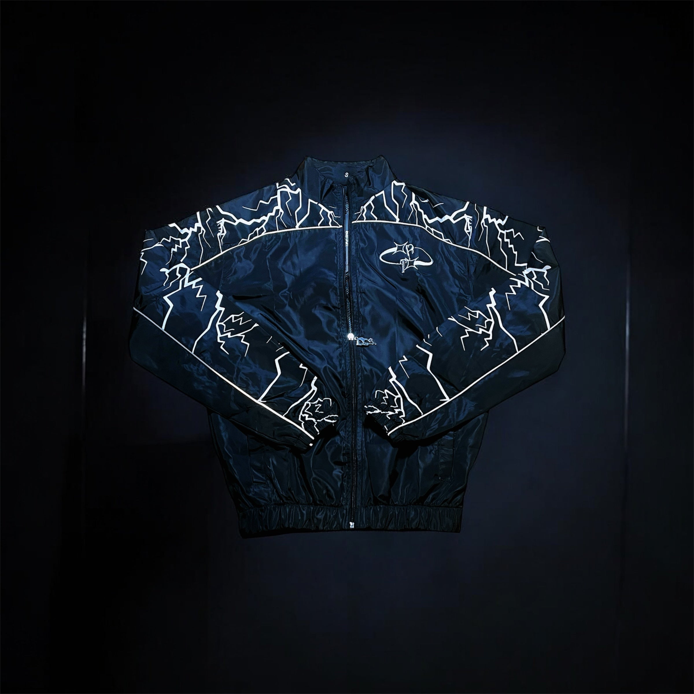 Black and White reflective Jacket