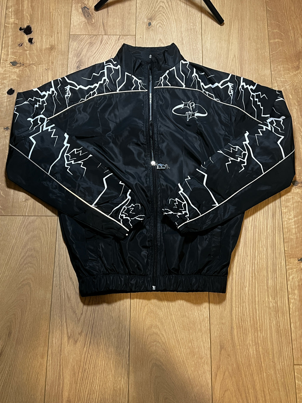 Black and white Reflective tracksuit