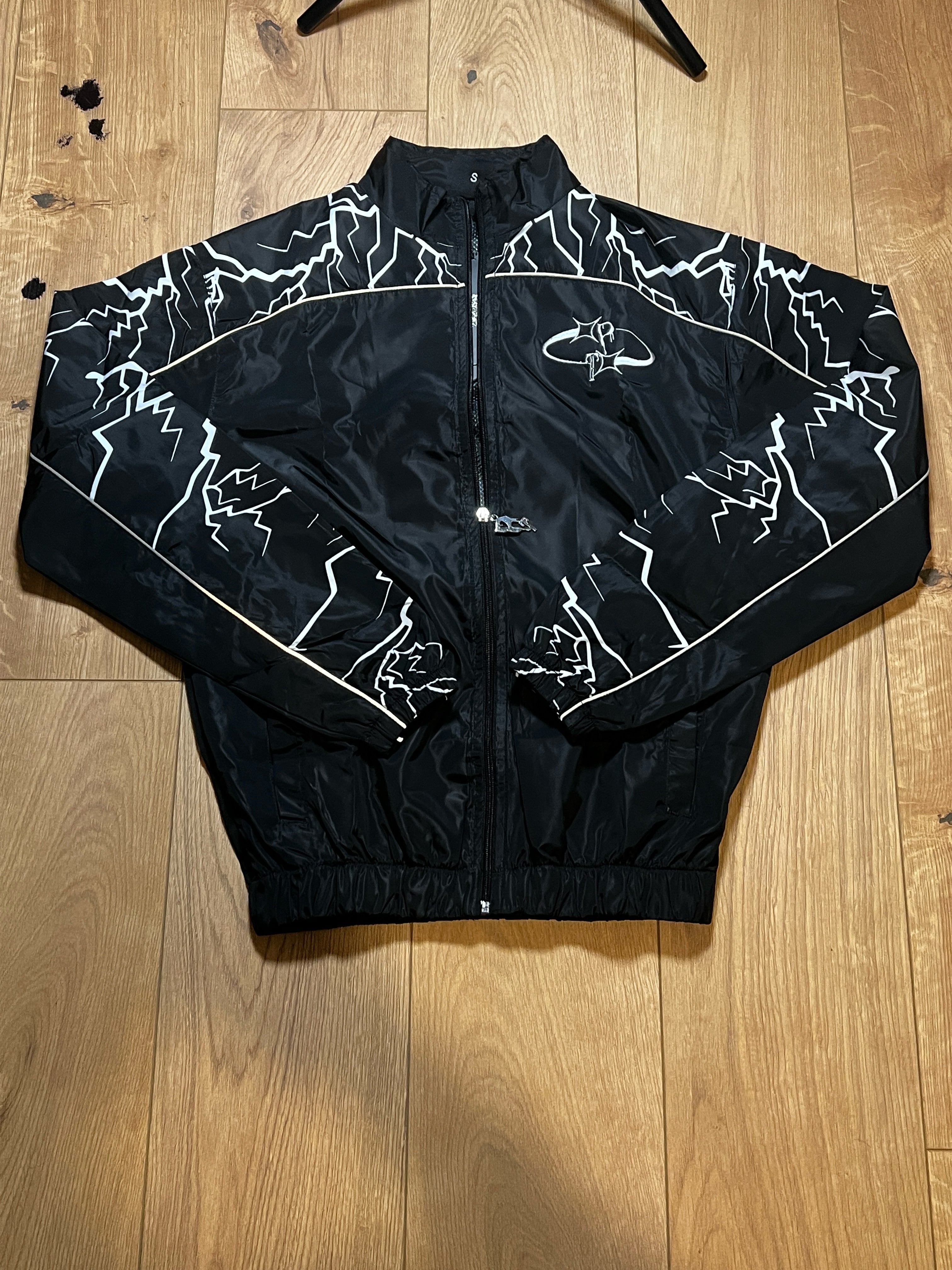 Black and white Reflective tracksuit