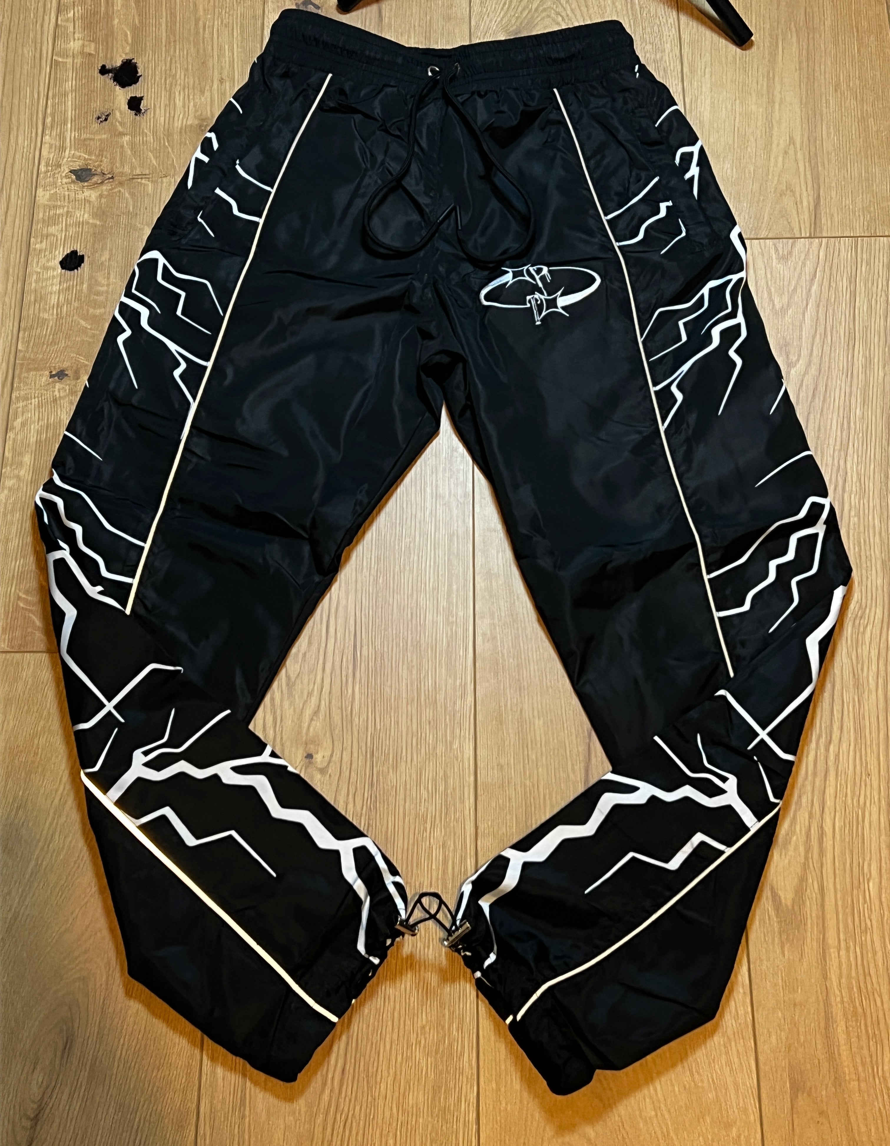 Black and white Reflective tracksuit